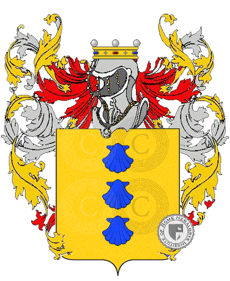 Coat of arms of family Zacheddu