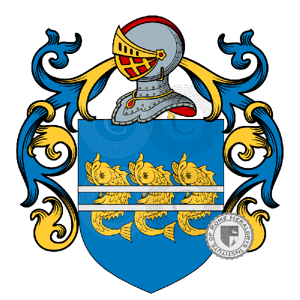 Coat of arms of family Piscitelli