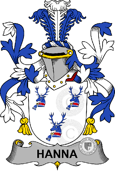 Coat of arms of family Hanna