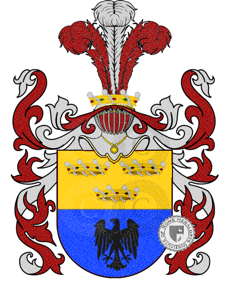 Coat of arms of family de chirico    