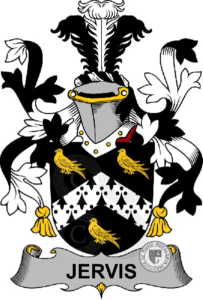 Coat of arms of family Jervis