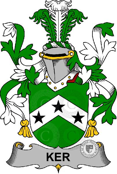 Coat of arms of family Ker