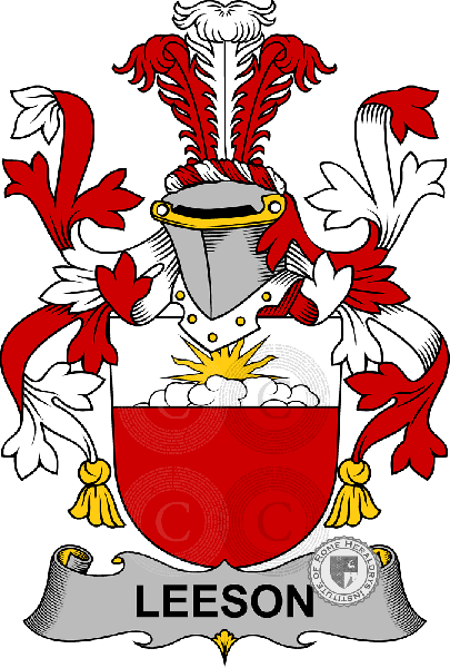 Coat of arms of family Leeson