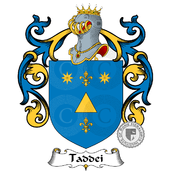 Coat of arms of family Taddei