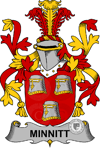Coat of arms of family Minnitt
