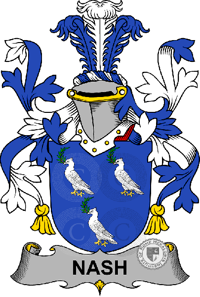 Coat of arms of family Nash