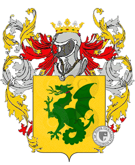Coat of arms of family cavalloni    