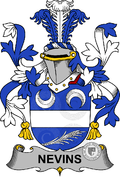 Coat of arms of family Nevins