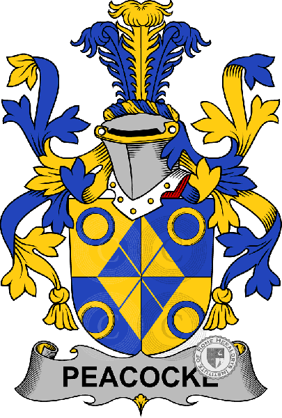 Wappen der Familie Peacocke
