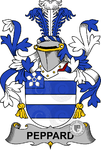 Coat of arms of family Peppard