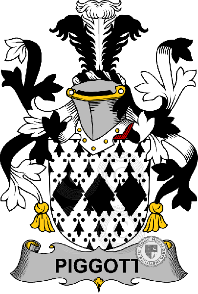 Wappen der Familie Piggott