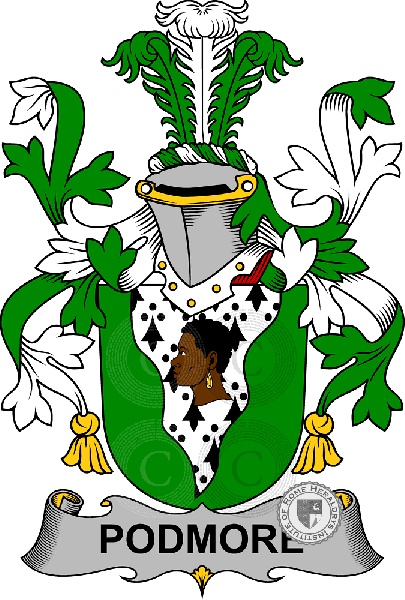Wappen der Familie Podmore
