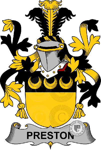 Coat of arms of family Preston