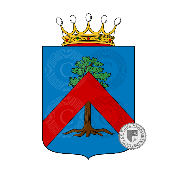 Coat of arms of family Ricciolini