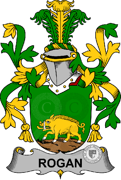 Coat of arms of family Rogan