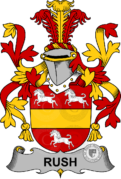 Coat of arms of family Rush