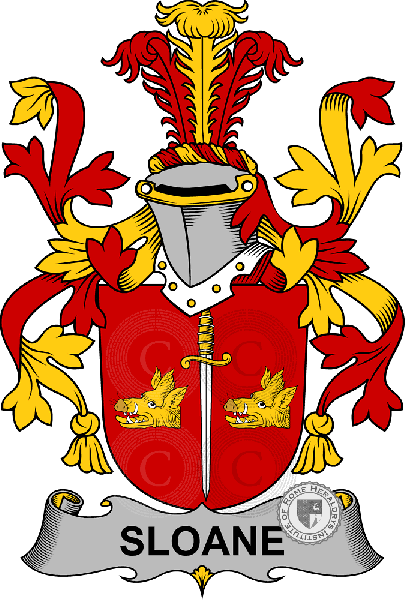 Coat of arms of family Sloane