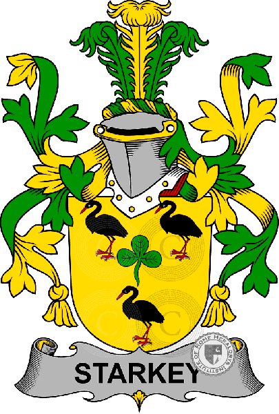 Coat of arms of family Starkey