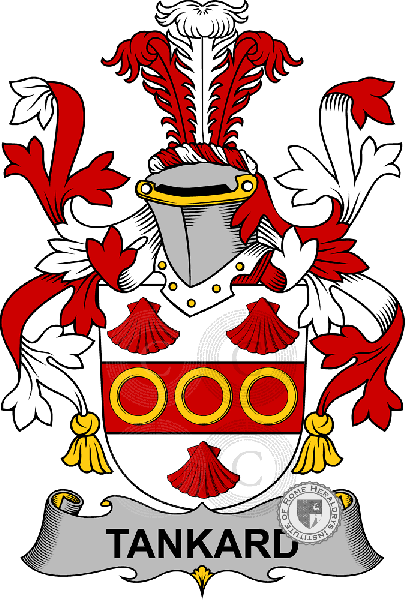 Coat of arms of family Tankard