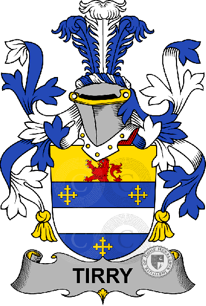 Coat of arms of family Tirry