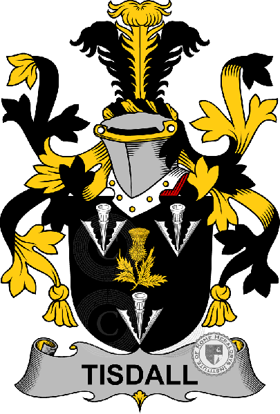 Coat of arms of family Tisdall