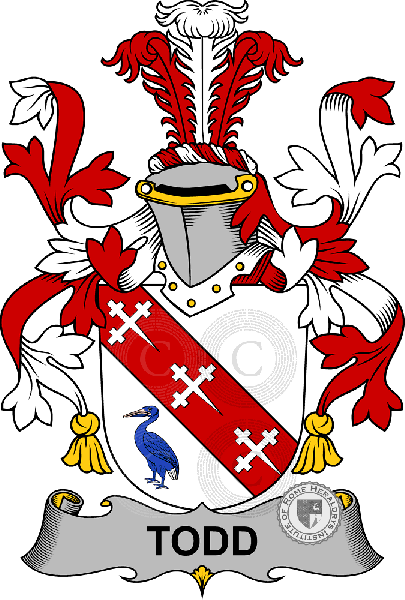 Coat of arms of family Todd