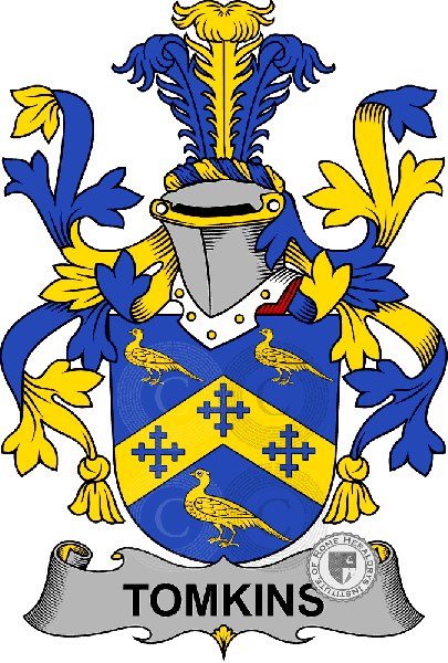 Coat of arms of family Tomkins