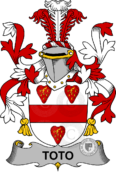 Coat of arms of family Toto