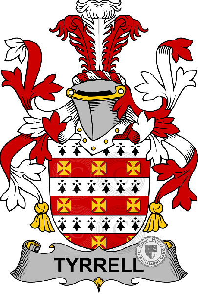 Coat of arms of family Tyrrell