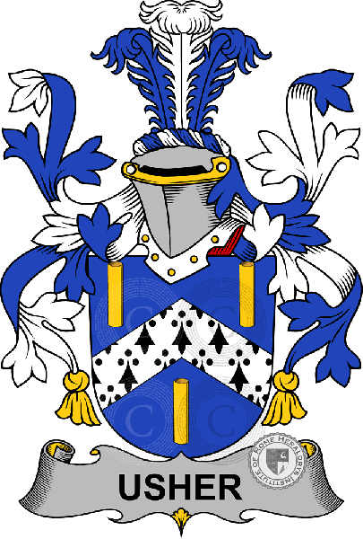 Coat of arms of family Usher