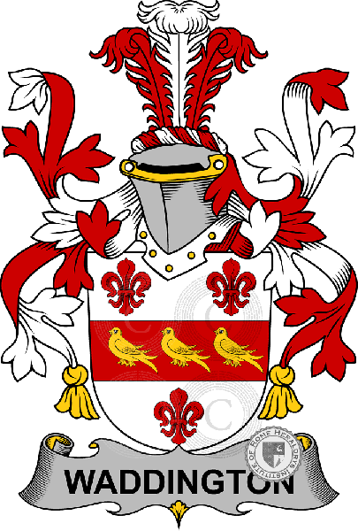 Coat of arms of family Waddington