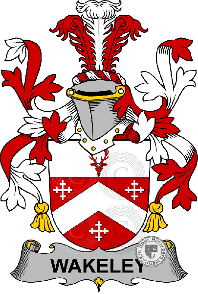 Coat of arms of family Wakeley