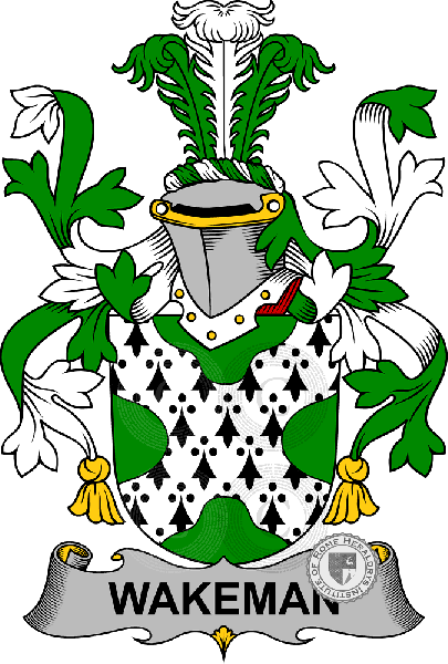 Coat of arms of family Wakeman