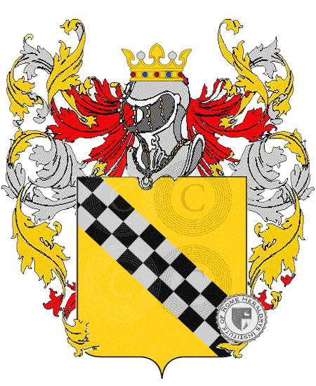 Coat of arms of family adorno    