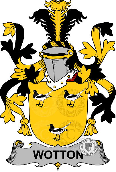 Coat of arms of family Wotton