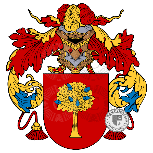 Coat of arms of family Càsula