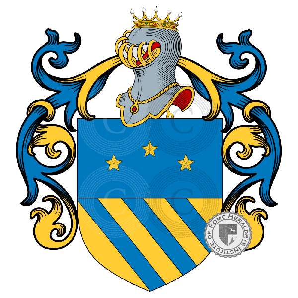 Coat of arms of family Trivelli