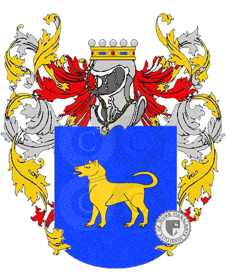 Coat of arms of family saragossa    