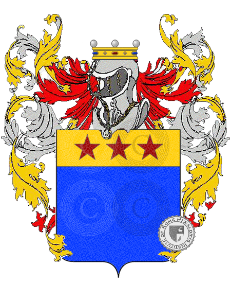 Coat of arms of family bonadei        