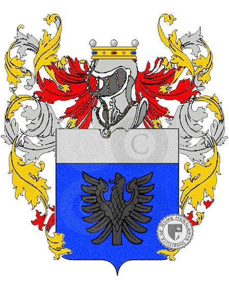 Coat of arms of family rivalenti    