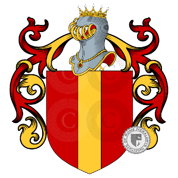 Coat of arms of family Catelli