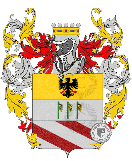 Coat of arms of family migliaro    