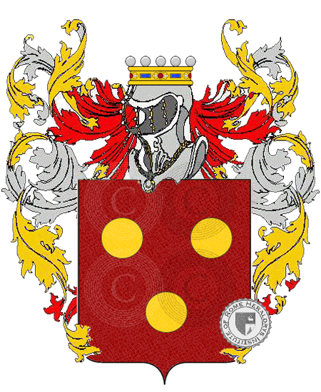 Wappen der Familie lucchesi palli    