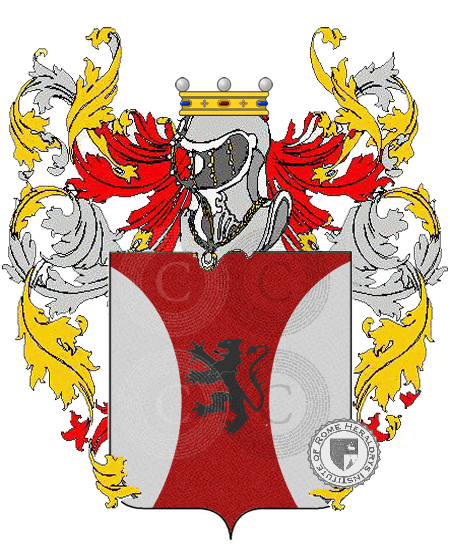 Coat of arms of family frattani    