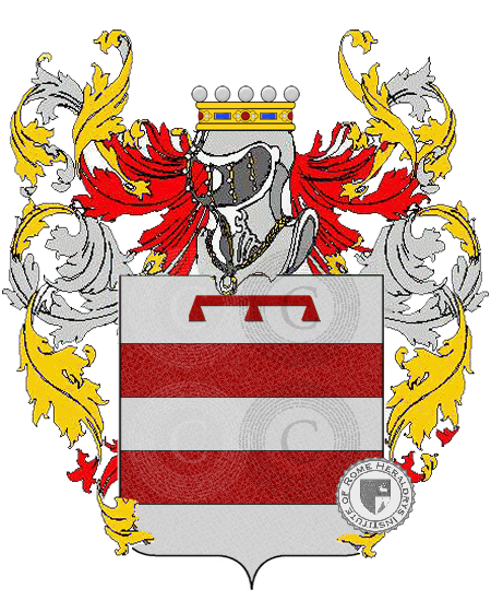 Wappen der Familie amendola        