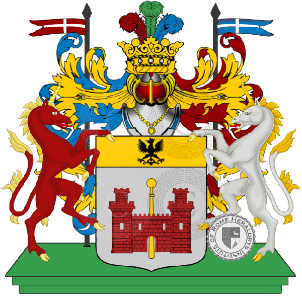 Coat of arms of family bordone        