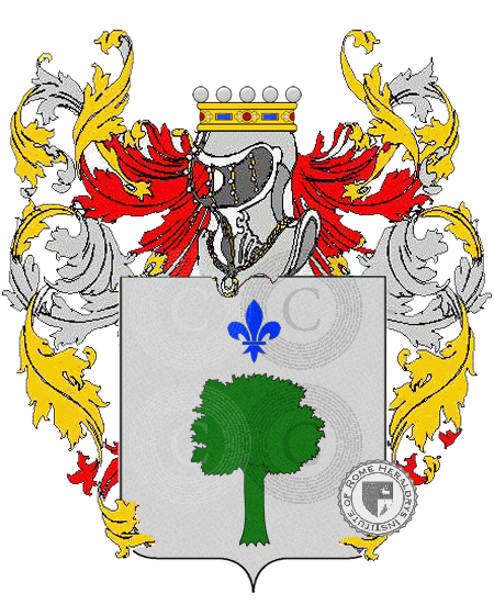 Coat of arms of family pensado    