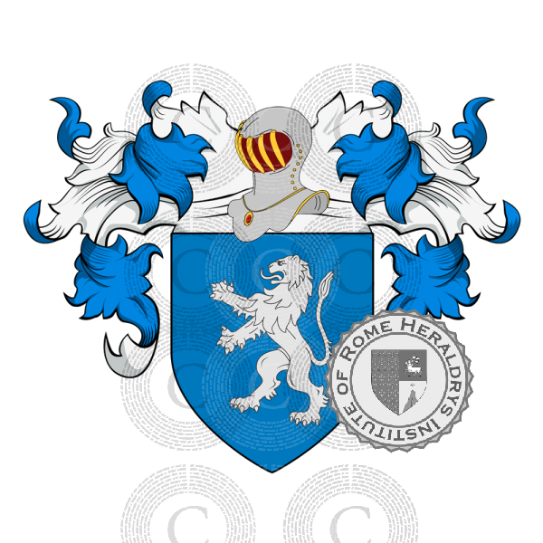 Coat of arms of family Leone  (Tortona, Bologna, Milano)