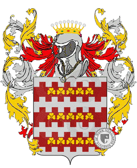 Coat of arms of family Cassa