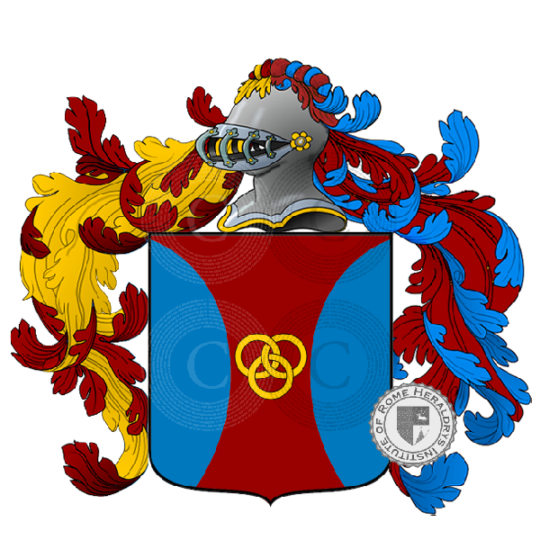 Coat of arms of family buschini    
